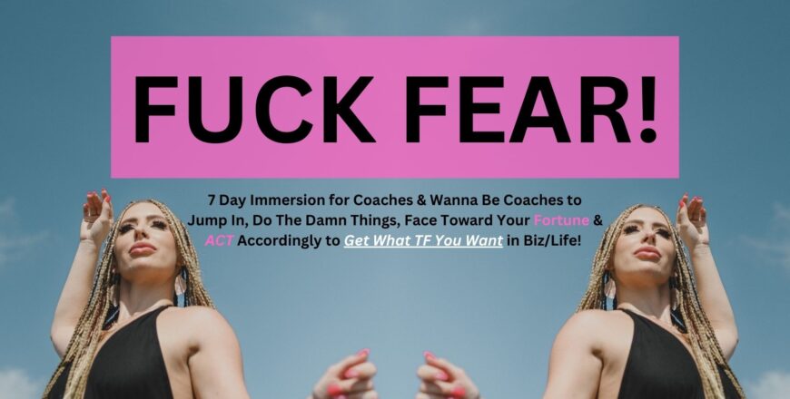 FUCK FEAR website graphic