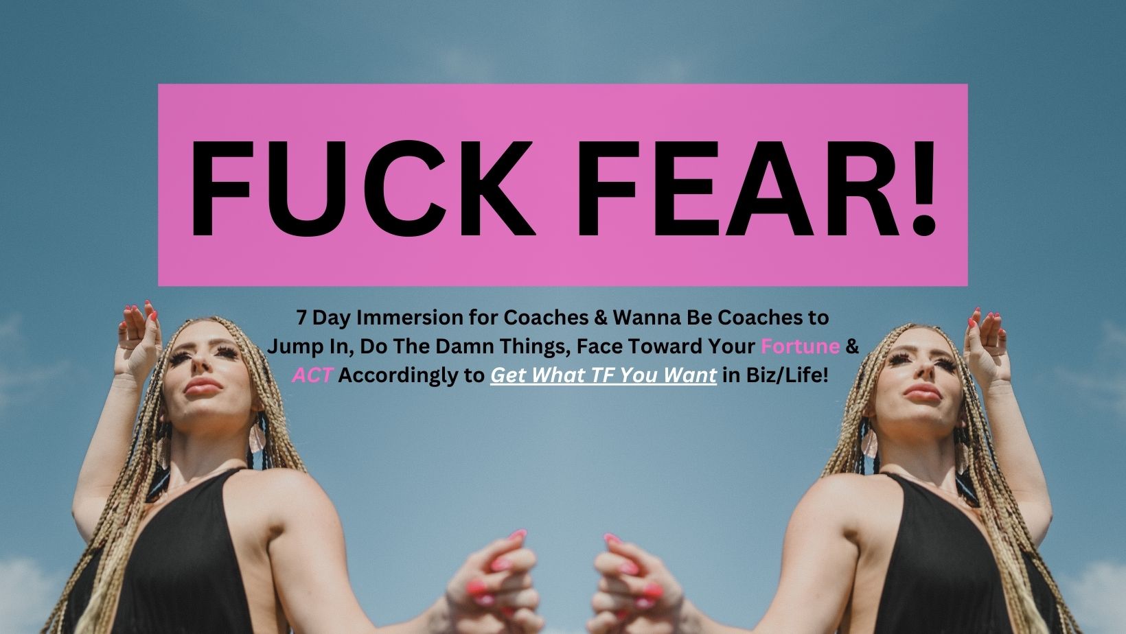 FUCK FEAR website graphic